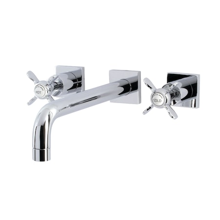 Kingston Brass KS6021BEX Wall Mount Tub Faucet, Polished Chrome KS6021BEX